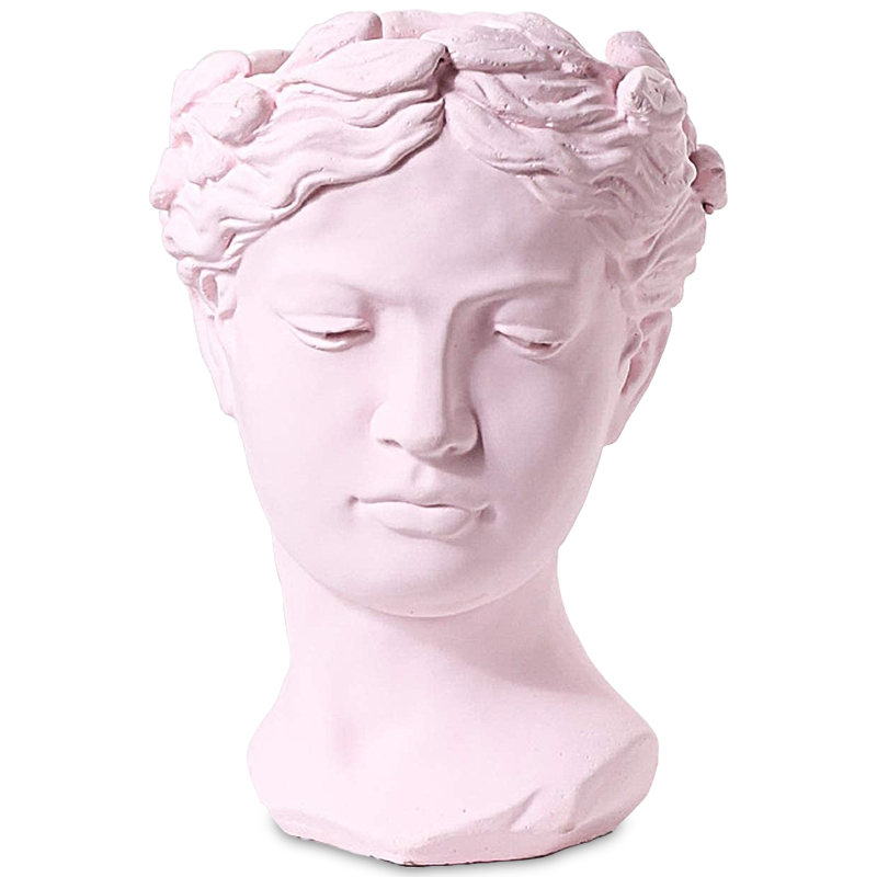 Ваза Female Bust Pink Розовый пастельный в Казани | Loft Concept 