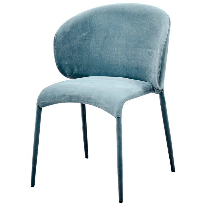 Стул Caroline Stool Pastel Blue Голубой пастельный в Казани | Loft Concept 