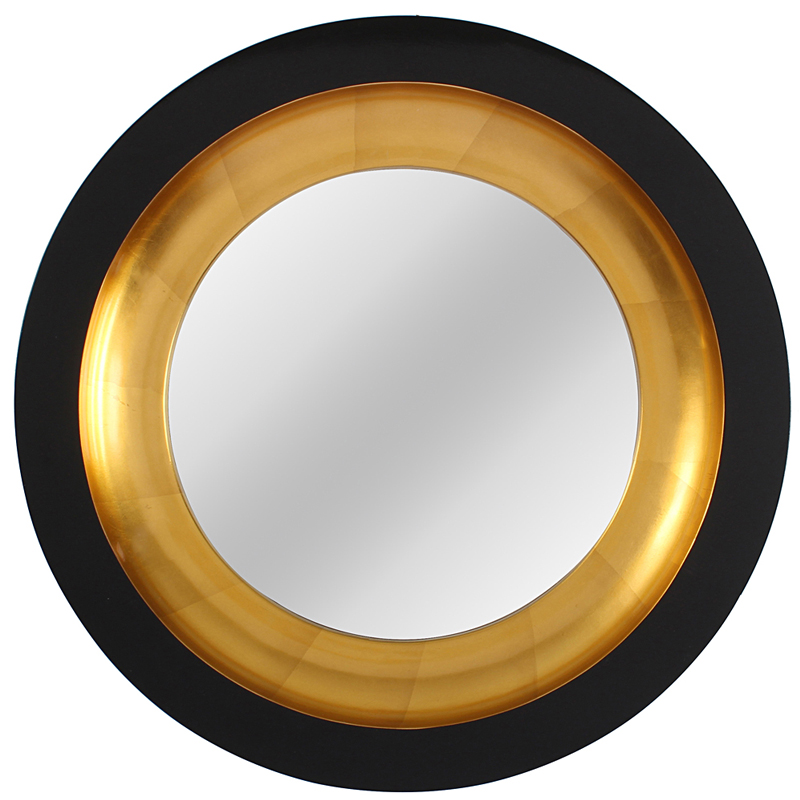 Зеркало Black and Gold Circle Mirror  в Казани | Loft Concept 