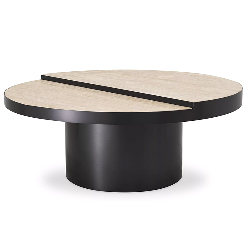 Кофейный стол Eichholtz Coffee Table Excelsior Песочный Черный в Казани | Loft Concept 