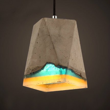 Подвесной светильник Art Concrete Pendant №8 Серый в Казани | Loft Concept 