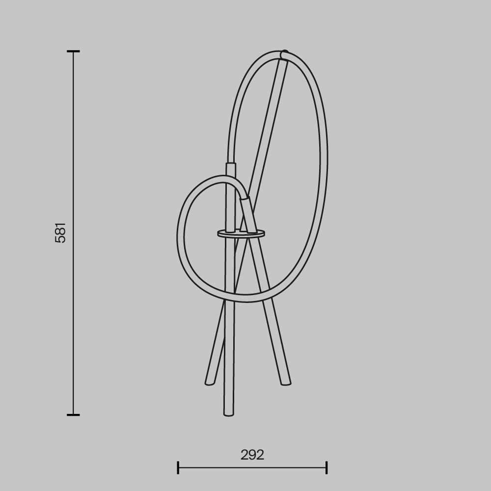 Настольный светильник Crochet Brass 3000К 15Вт в Казани