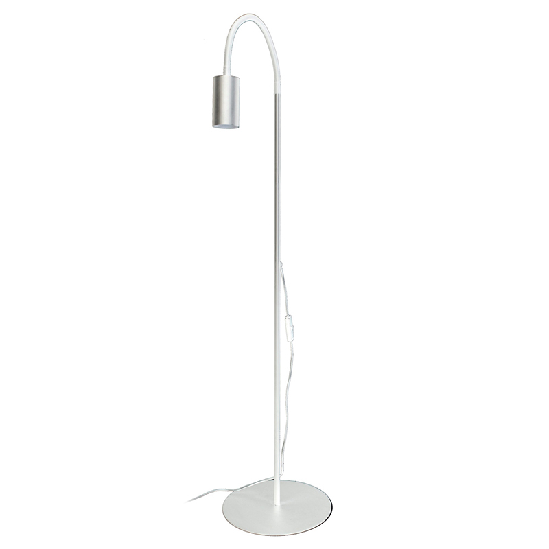 Торшер Noor Trumpet Floor Lamp white Белый Сталь в Казани | Loft Concept 