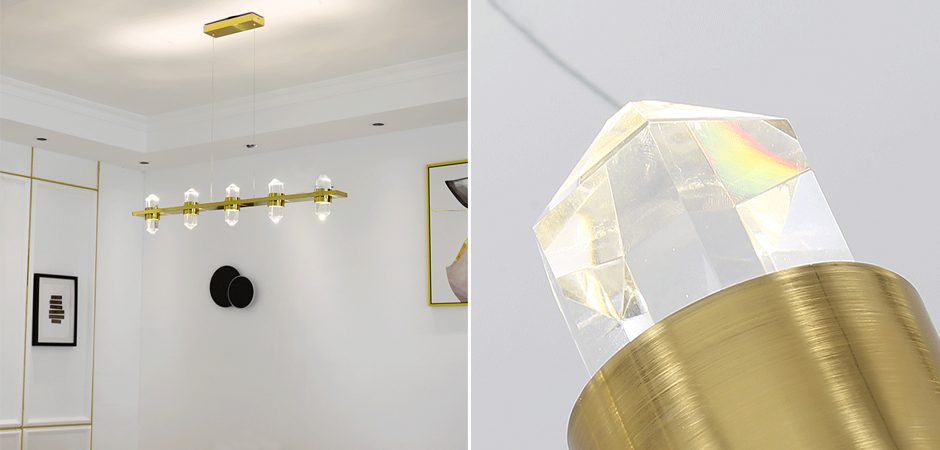 Люстра large Crystals Line Brass Люстра large Crystals Line Brass - Loft-Concept в Казани