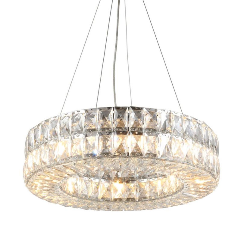 Люстра Crystal Regena Silver Chandelier Прозрачный Хром в Казани | Loft Concept 