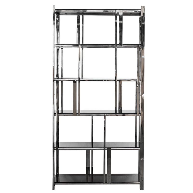 Стеллаж Kenton Rack Хром Черный в Казани | Loft Concept 