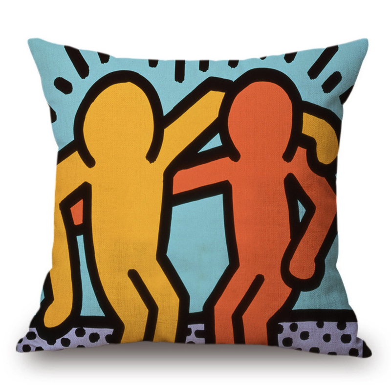 Подушка Keith Haring 6 Мульти в Казани | Loft Concept 