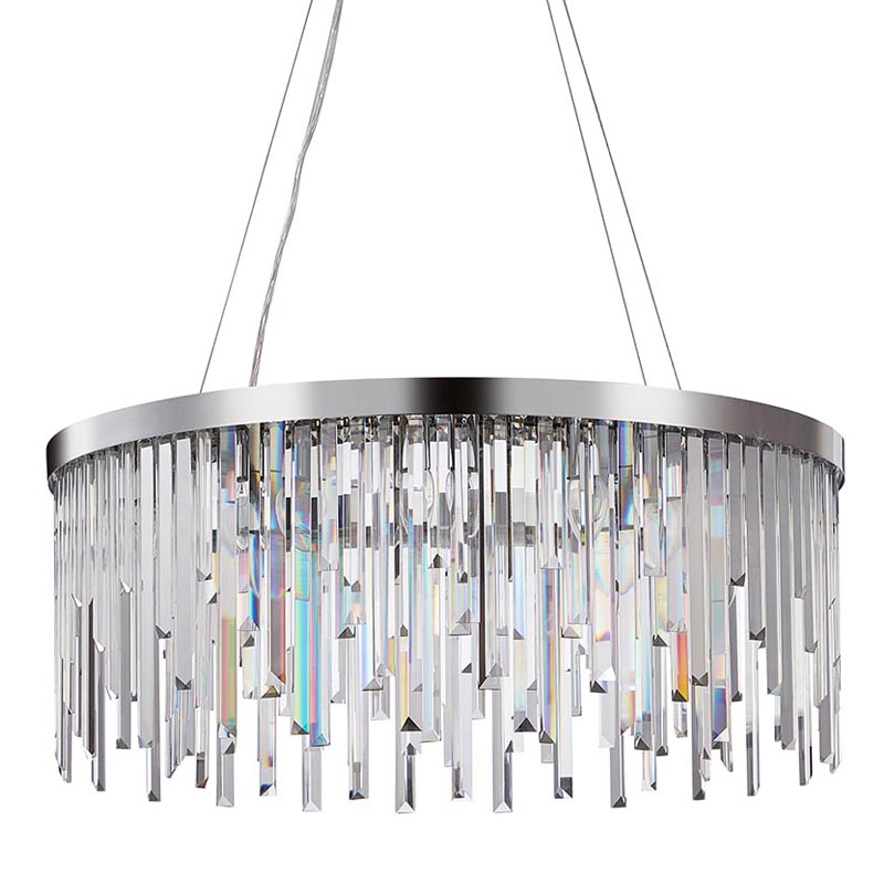 Люстра Bennett Chandelier chrome Хром Прозрачный в Казани | Loft Concept 