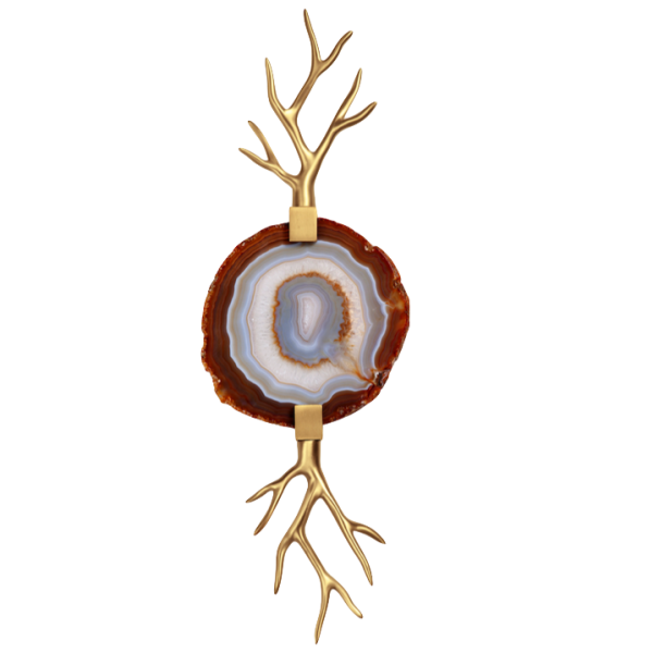 Бра Branch Agate Sconce emporium home Золотой в Казани | Loft Concept 