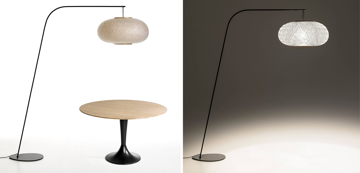 Торшер Wicker Bamboo Floor lamp - фото №2