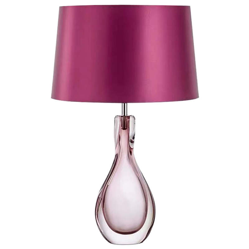 Настольная лампа Crystal Table Lamp Hot Pink Розовый в Казани | Loft Concept 