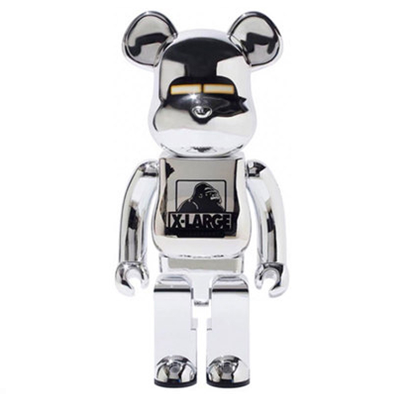 Статуэтка Bearbrick Chrome X-Large Темный хром в Казани | Loft Concept 