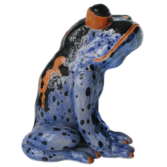 Статуэтка Tropical Frog Синий Оранжевый Статуэтка Tropical Frog Синий Оранжевый в Казани | Loft Concept
