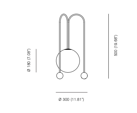 Настольная лампа Michael Anastassiades Fontana Amorosa Bell в Казани