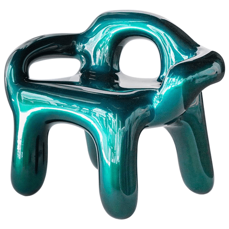 Кресло Emerald Metallica Shine Armchair Изумрудный Зеленый в Казани | Loft Concept 