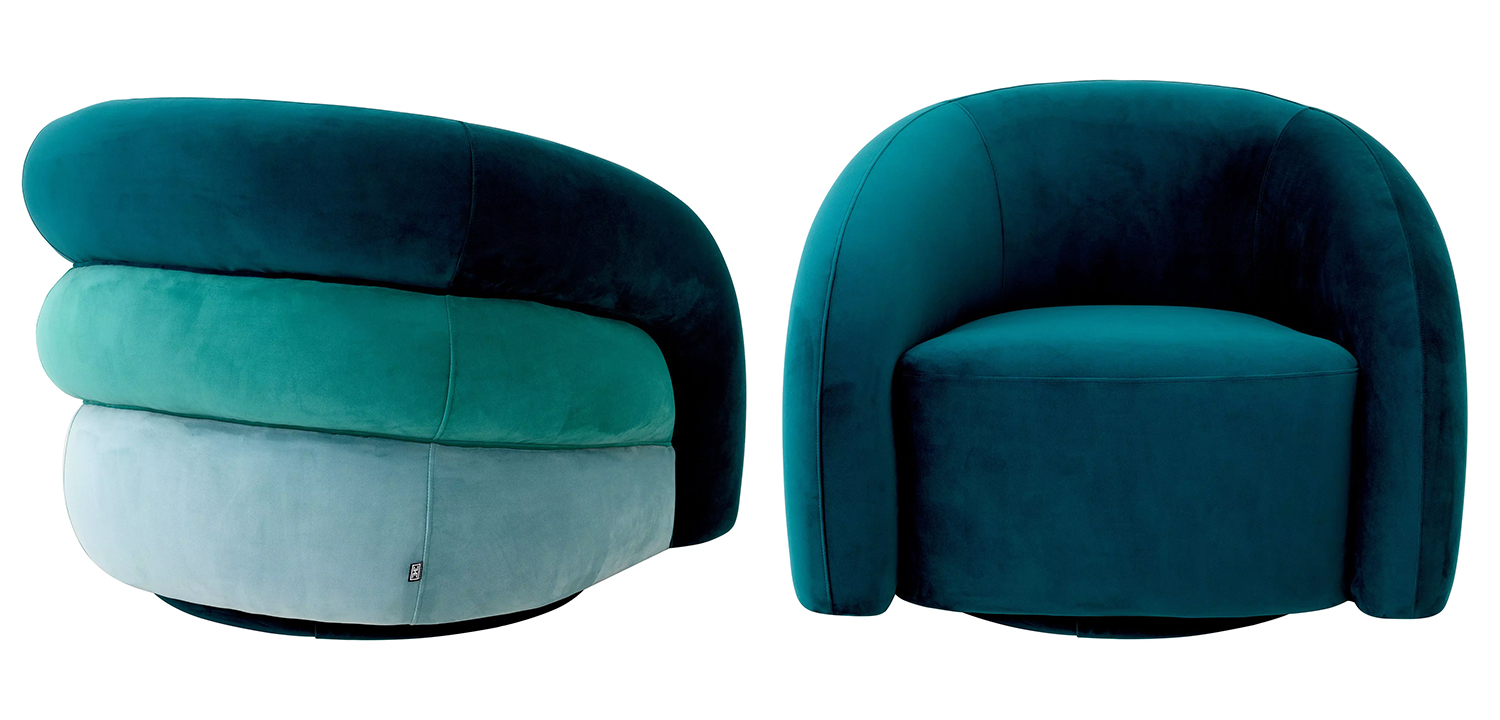 Кресло Eichholtz Chair Novelle Sea Green - фото