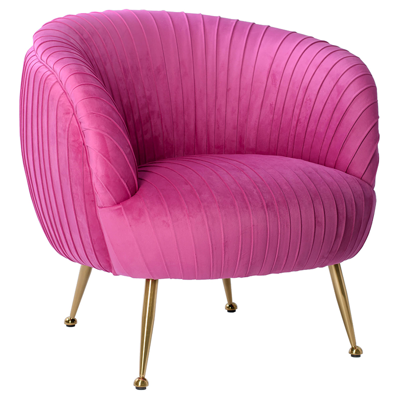 Кресло SOUFFLE CHAIR pink velor Розовый в Казани | Loft Concept 