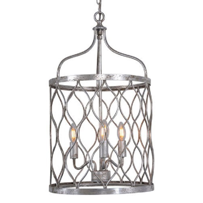 Подвесные светильники Lantern Silver Net M Pendant lamp Серебряный в Казани | Loft Concept 