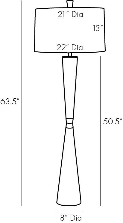 Торшер Arteriors GROM FLOOR LAMP в Казани