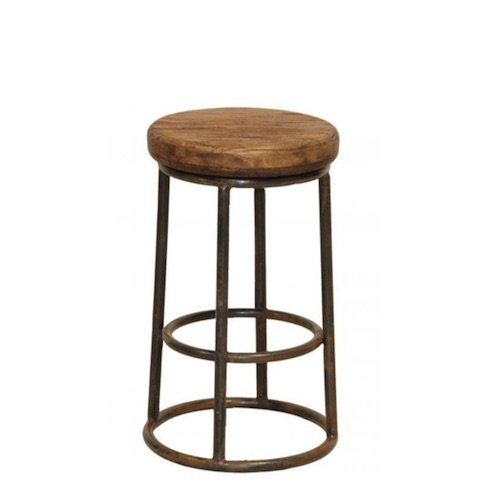 Барный стул Industrial Rust London Counter Stool Коричневый в Казани | Loft Concept 