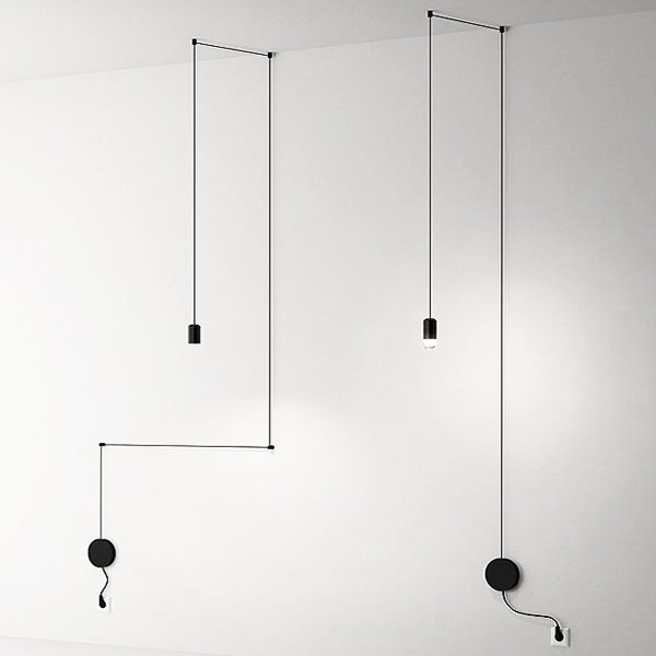 Vibia Wireflow Free-Form 0347 pendant lamp Черный Vibia Wireflow Free-Form 0347 pendant lamp Черный в Казани | Loft Concept
