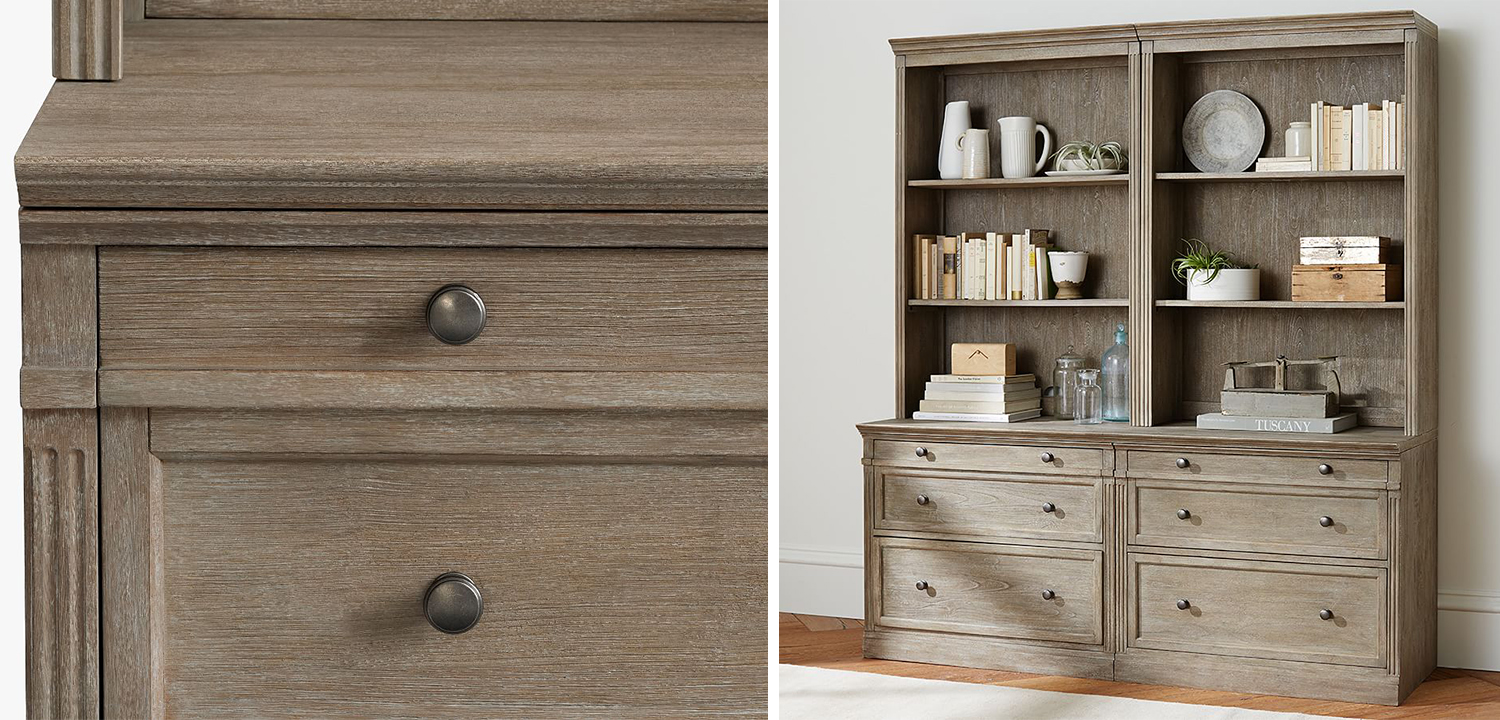 Шкаф-стеллаж Benjamin Double - фото