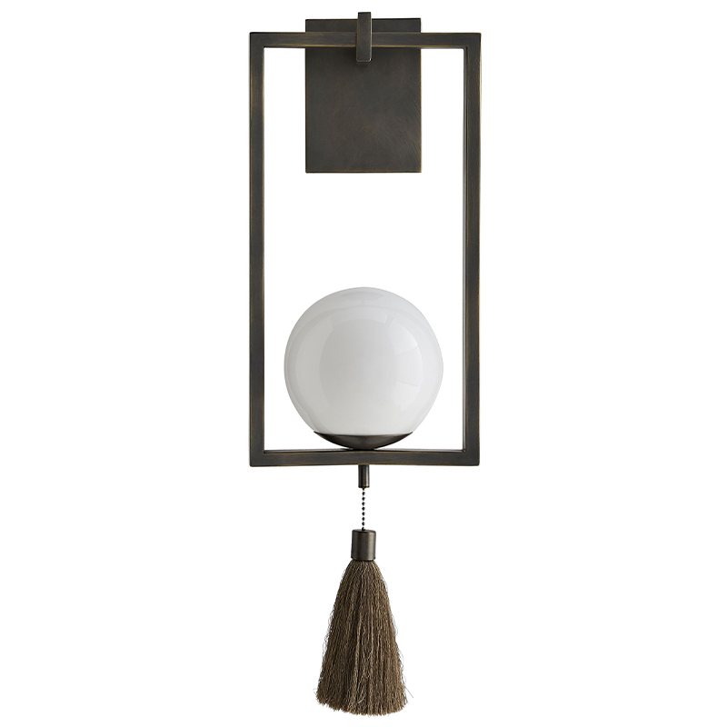 Бра Arteriors TRAPEZE SCONCE Белый Черный в Казани | Loft Concept 