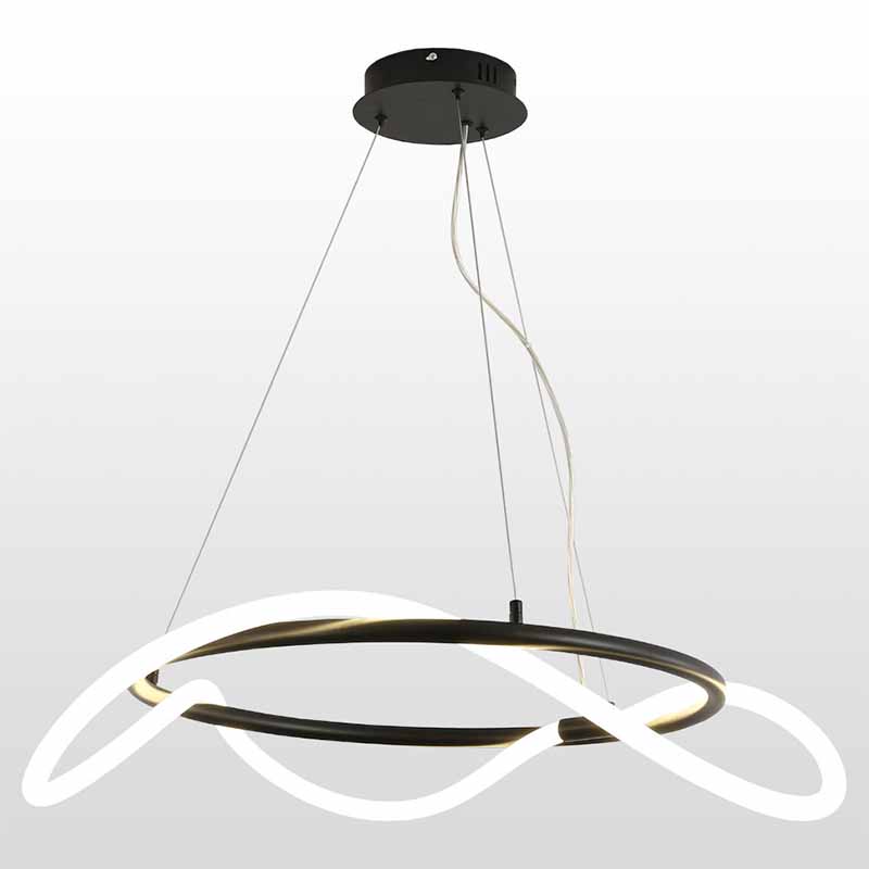 Люстра Luke Lampco Tracer Chandelier Black 60 Белый Черный в Казани | Loft Concept 