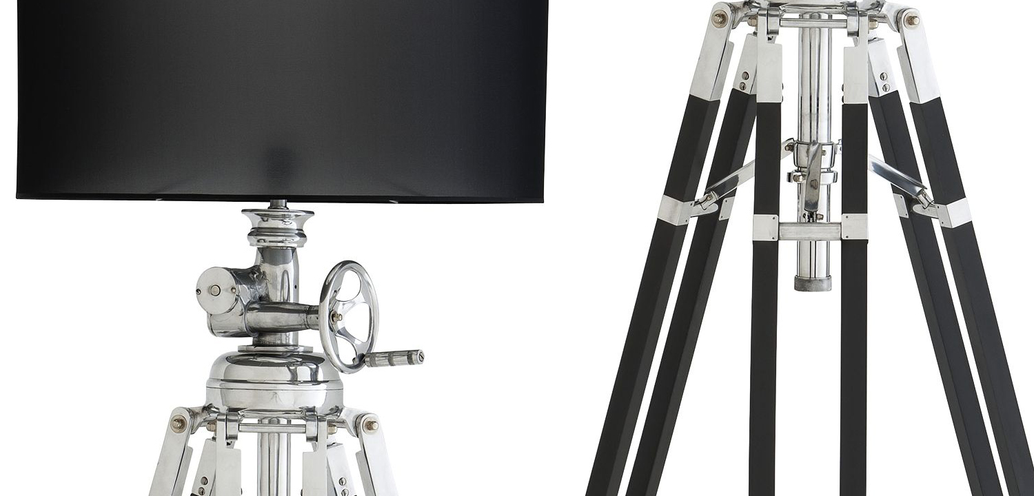 Торшер Eichholtz Floor Lamp Royal Marine Black - фото