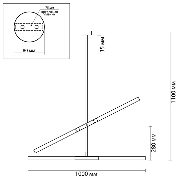 Светильник Gold Delta Light 4 lamp в Казани