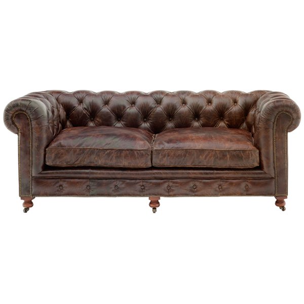 Диван Chesterfield Rebel Sofa Andrew Martin Коричневый в Казани | Loft Concept 