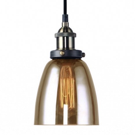 Подвесной светильник Smoke Glass Cloche Pendant  в Казани | Loft Concept 