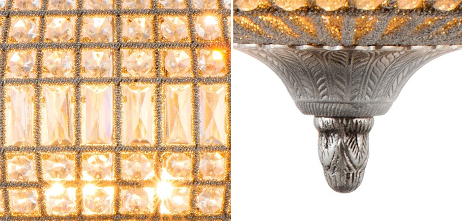 Люстра Chandelier Kasbah Oval L Nickel - Loft-Concept в Казани