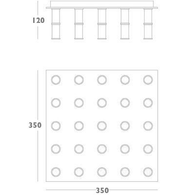 Потолочный светильник Meurice Flush Mount Ceiling Light в Казани