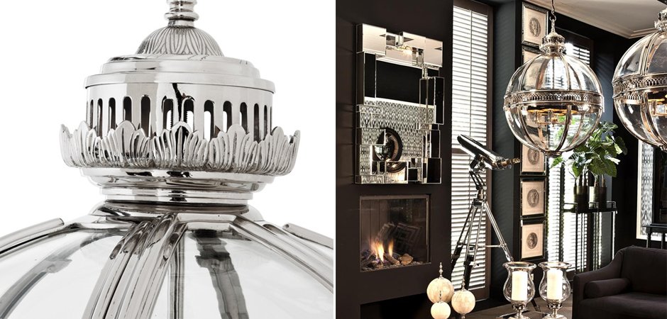 Люстра Lantern Residential Nickel L - Loft-Concept в Казани