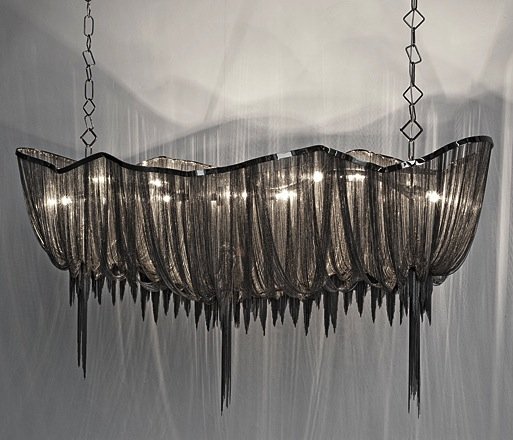 Люстра Atlantis Aluminium Chain Chandelier  в Казани | Loft Concept 