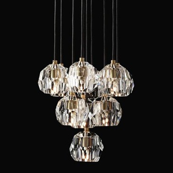 Люстра Boule De Cristal Round Cluster Chandelier 10  Латунь в Казани | Loft Concept 