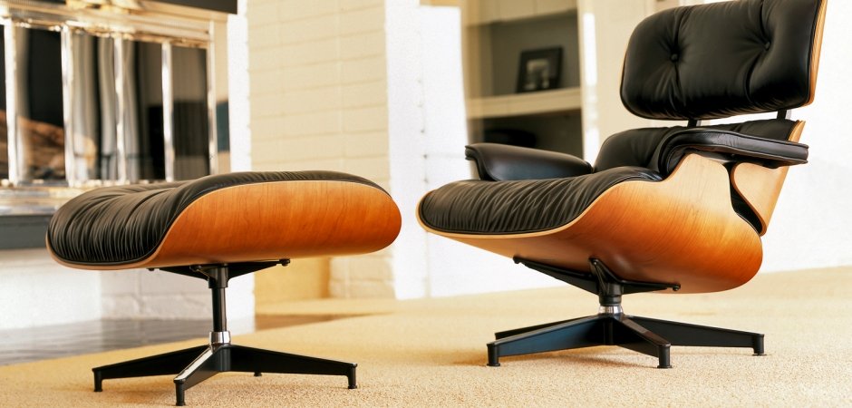 Кресло Eames Lounge Chair & Ottoman - фото №1