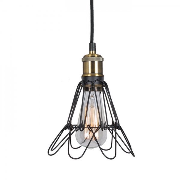 Подвесной светильник Cage Filament Pendant  в Казани | Loft Concept 