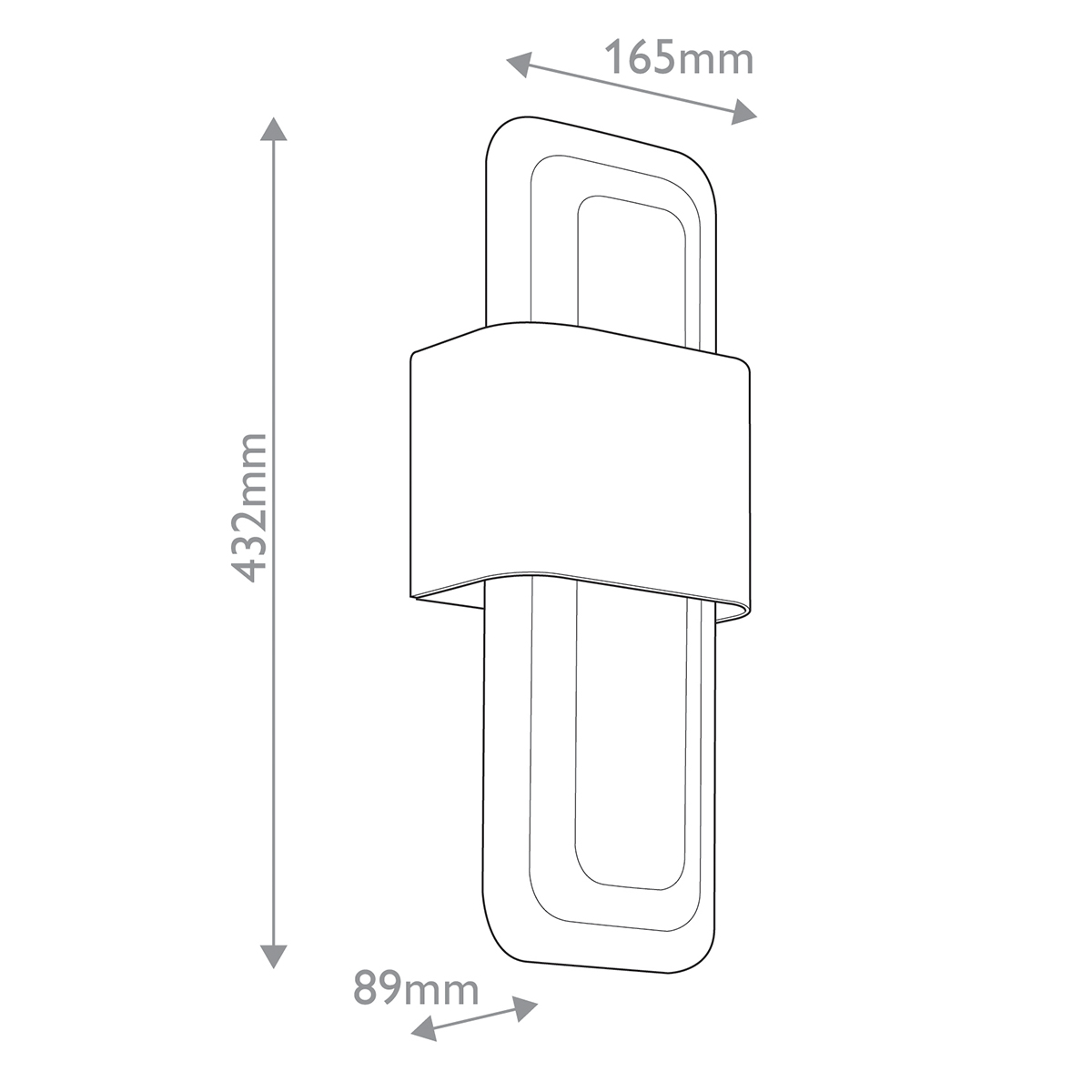 Бра с прямоугольным стеклянным плафоном Kichler в Казани