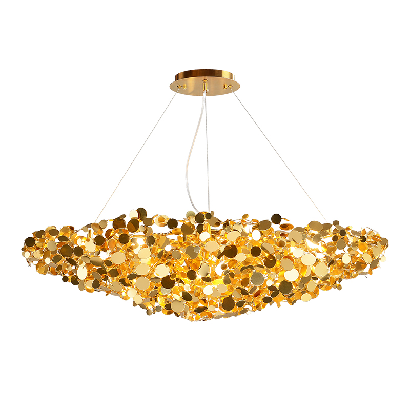 Люстра Godfreet Gold Chandelier Золотой в Казани | Loft Concept 