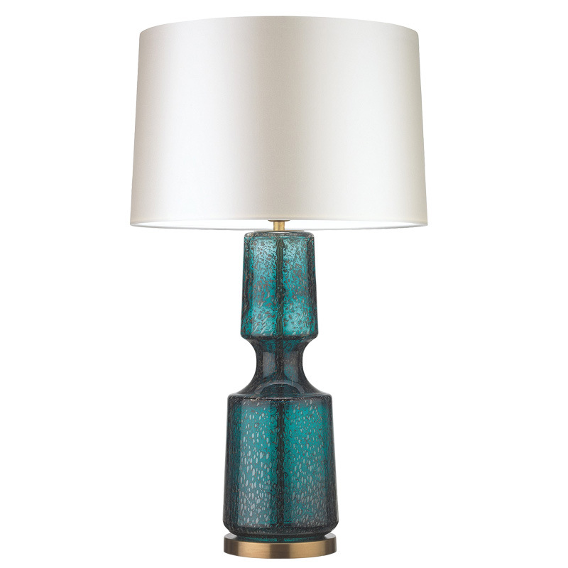 Настольная лампа Antero Teal Table Lamp Бирюзовый Молочный в Казани | Loft Concept 