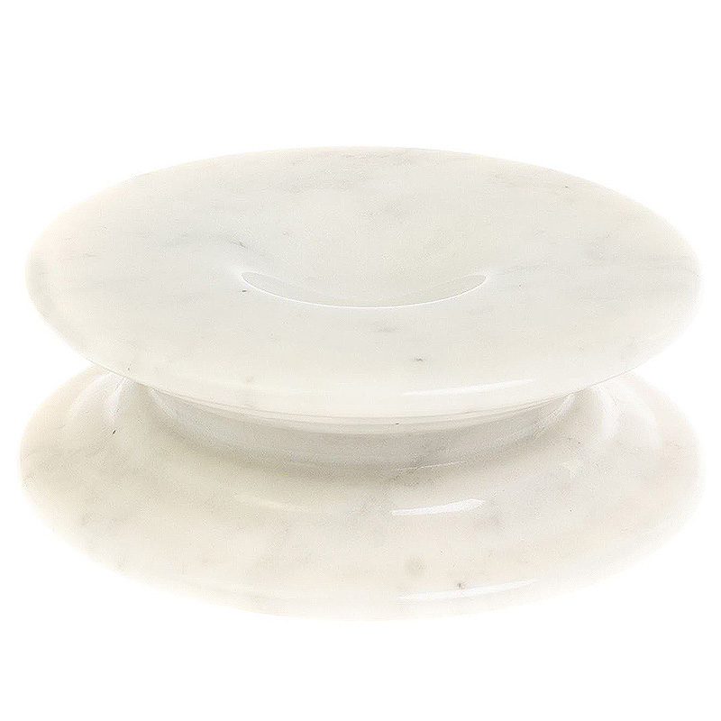 Подставка под шар из натурального камня Мрамор Белый Natural Stone Sphere Stands Белый Мрамор Bianco Подставка под шар из натурального камня Мрамор Белый Natural Stone Sphere Stands Белый Мрамор Bianco в Казани | Loft Concept