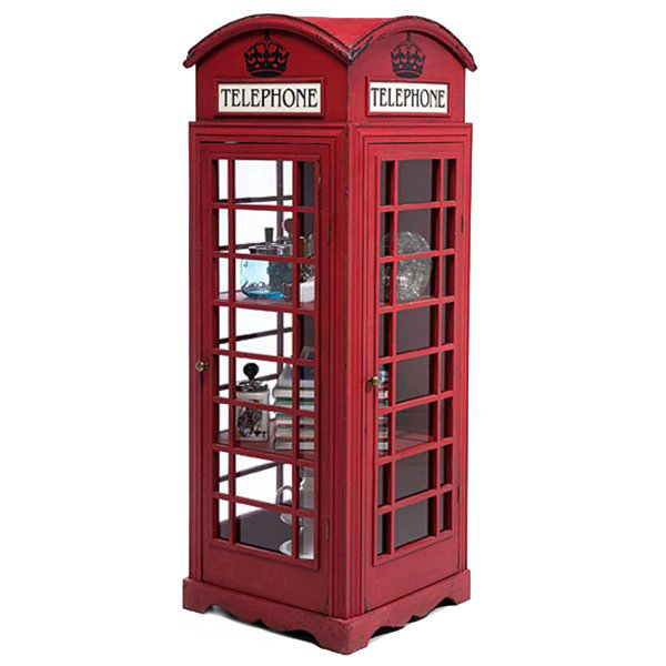 Витрина "Телефонная будка" London telephone box Красный (Red) в Казани | Loft Concept 