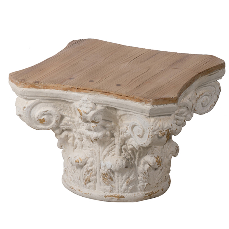 Приставной стол Ancient Roman Column Side Table Белый в Казани | Loft Concept 