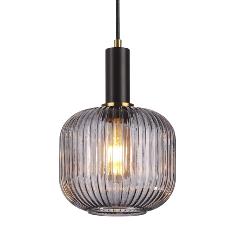 Подвесной светильник Ferm Living chinese lantern Gray Серый (Gray) Черный в Казани | Loft Concept 