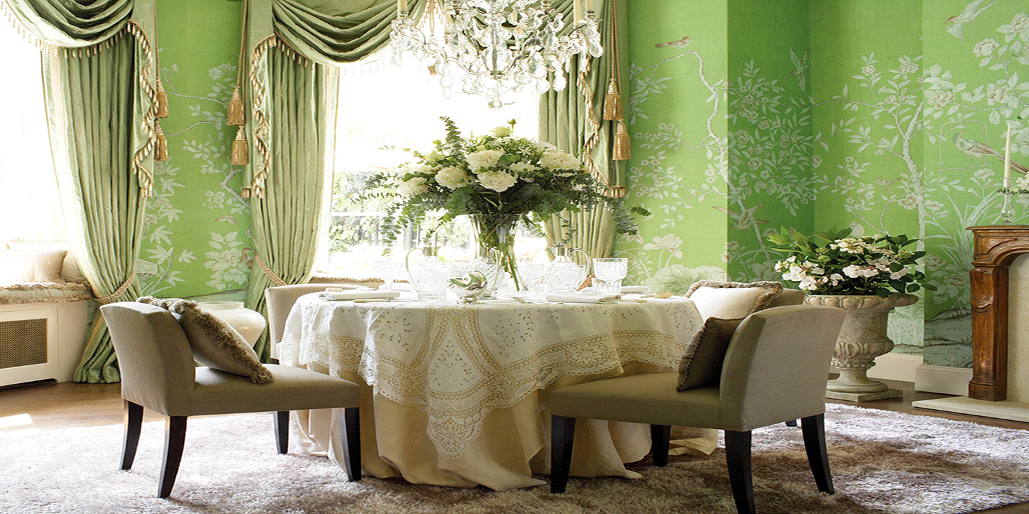 Обои ручная роспись Askew Apple Green - фото №1