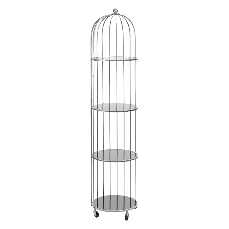 Стеллаж Cage Rack Silver Серебряный в Казани | Loft Concept 