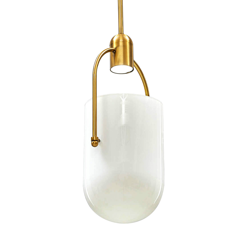 Подвесной светильник Allied Maker Hanging Lamp Золотой Белый в Казани | Loft Concept 