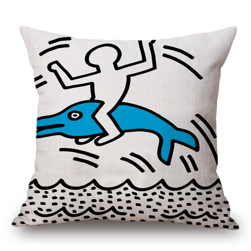 Подушка Keith Haring 13 Мульти в Казани | Loft Concept 